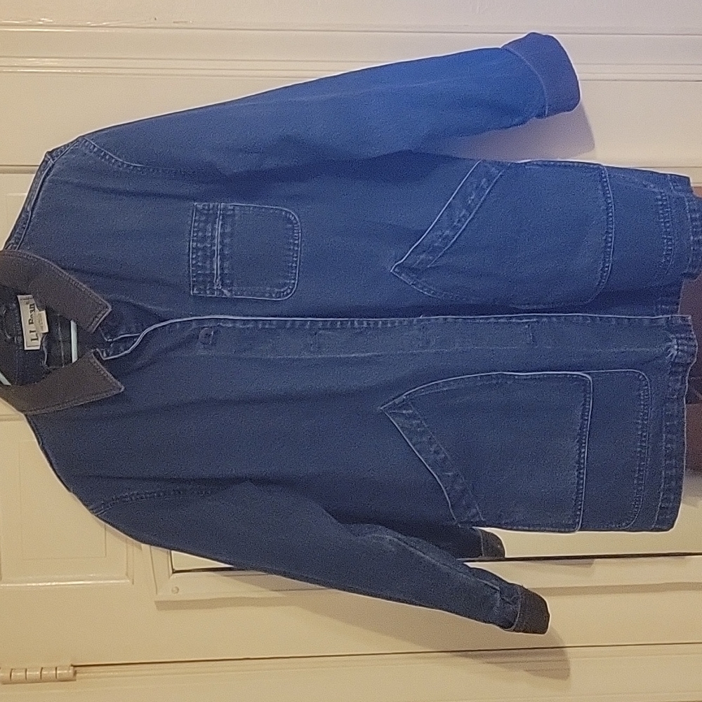 L.L. Bean Women's Denim Jacket w/ Lining, Large